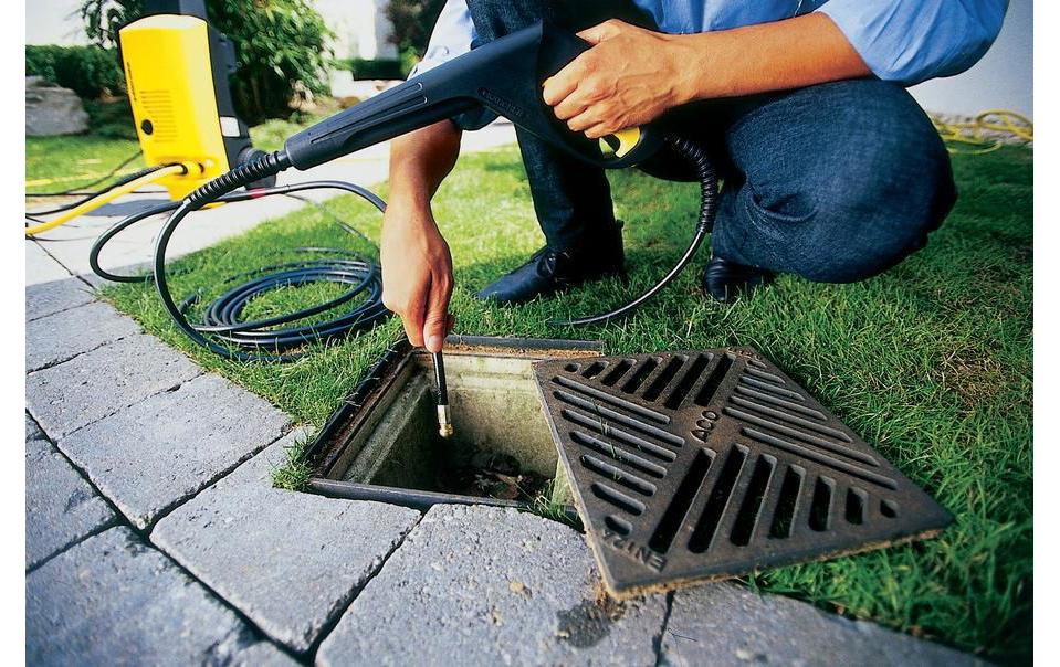 Kärcher Rohrreinigungsset PC 20 – 20 m Schlauch – Schwarz/Gelb