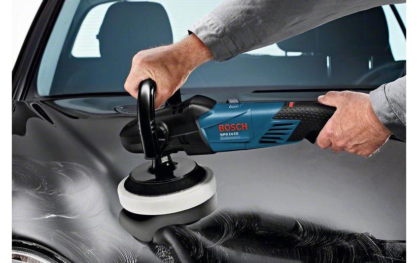 Bosch Professionelle Poliermaschine GPO 14 CE – 1 400 W – M14 – Ø 180 mm – 6-Gang