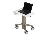 Ergotron CareFit Slim – Laptopwagen für Laptops bis 16", höhenverstellbar 61,4–124,7 cm, bis 5,4 kg, grau