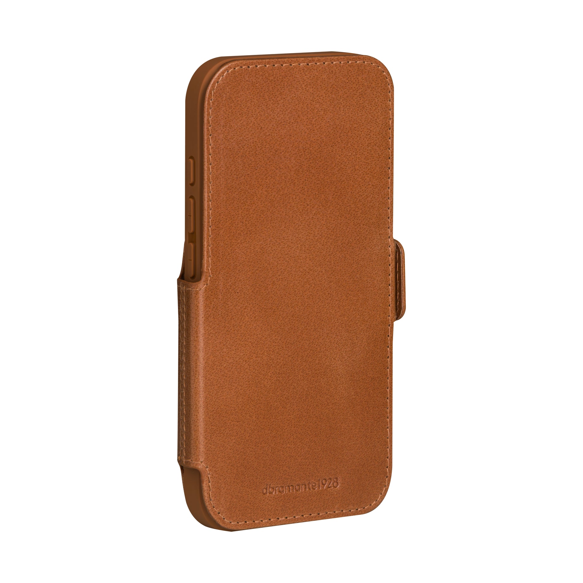 dbramante1928 Copenhagen Wallethülle – für Apple iPhone 17 Pro, mit Ständer, 3 Kartenfächer, Leder, Beige