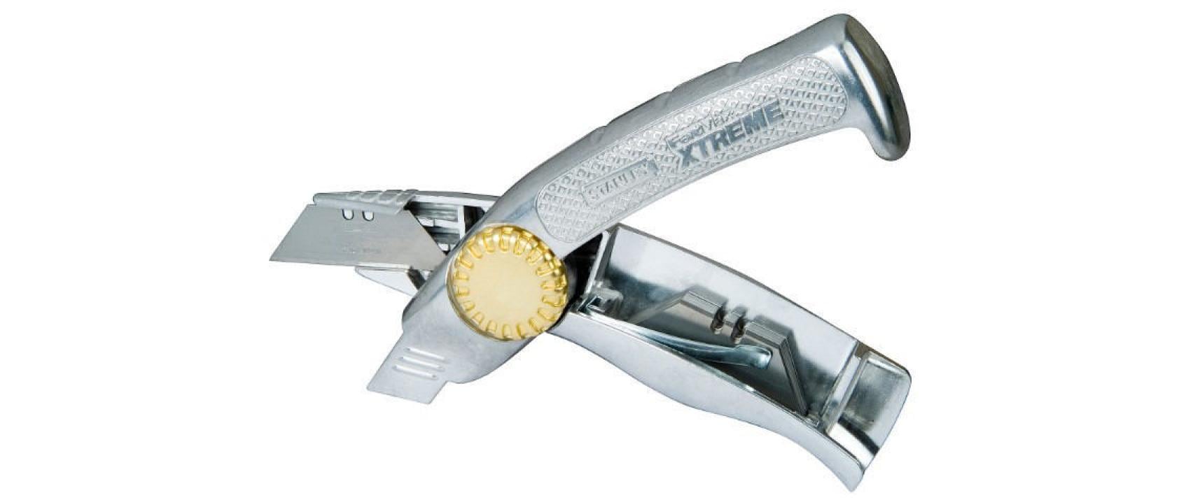 Stanley Fatmax Pro Cutter 0-10-819 – 19 mm, Aluminium-Druckguss, Klingenarretierung, Grau, inkl. 10 Klingen