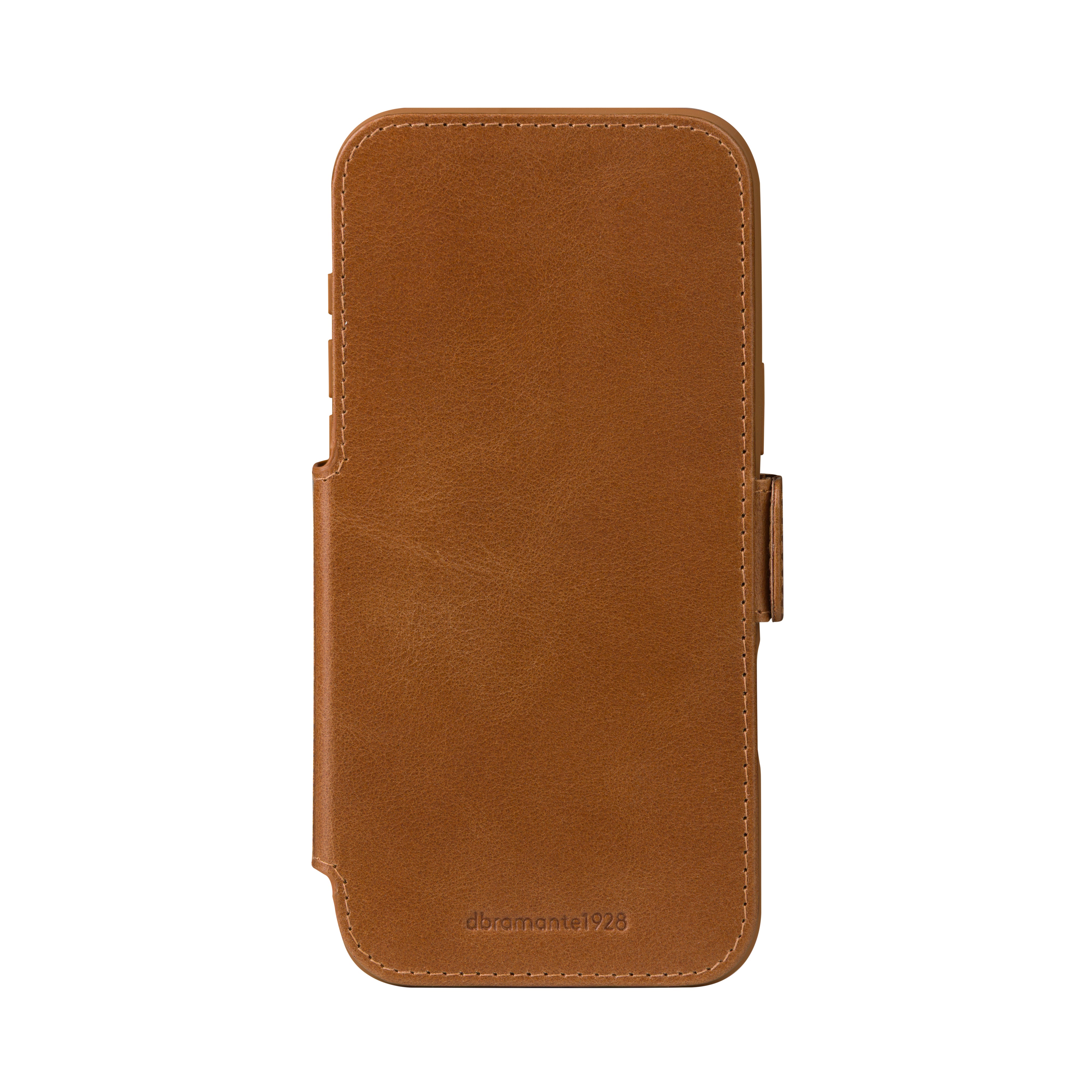 dbramante1928 Copenhagen Wallethülle – für Apple iPhone 17 Pro Max, mit Ständer, 3 Kartenfächer, Leder, Beige