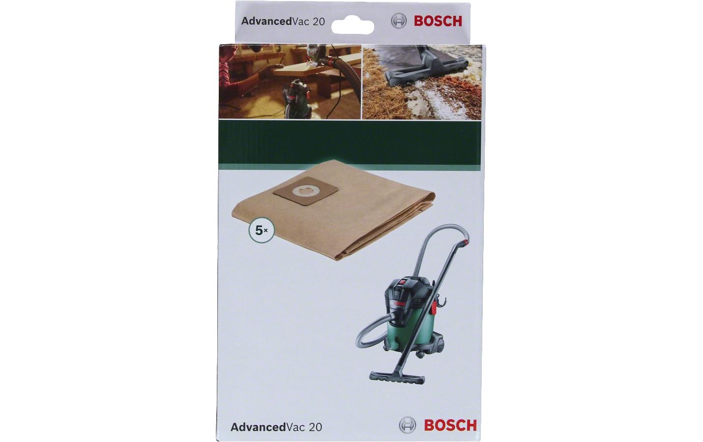 Bosch Staubbeutel AdvancedVac20 – 5 Stück, für AdvancedVac 20