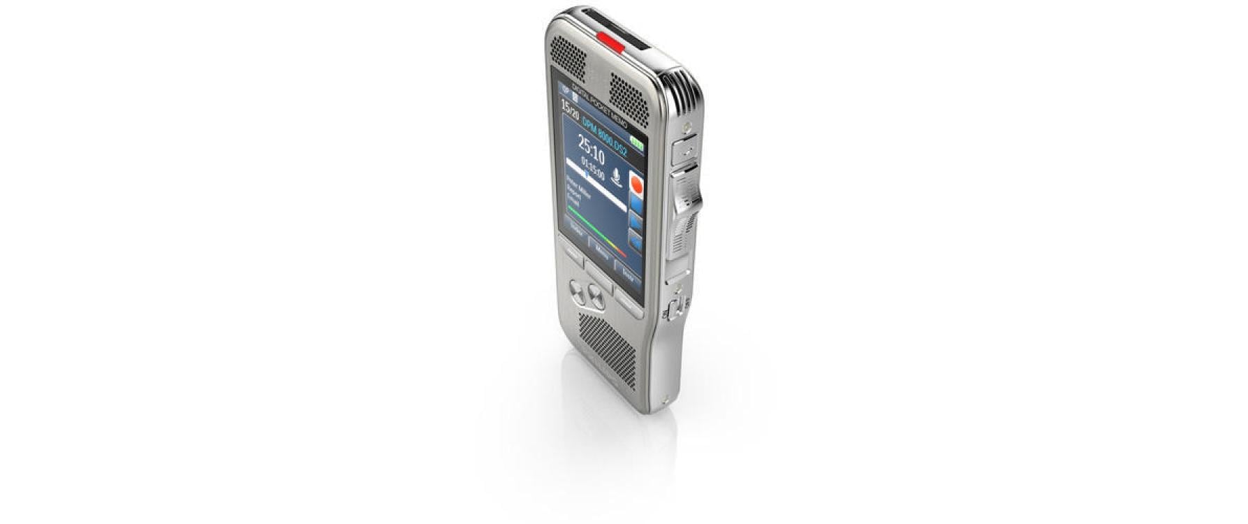 Philips Digital Pocket Memo 8900 – Digitales Diktiergerät – 30 h Akkulaufzeit, mit Lautsprecher – Silber