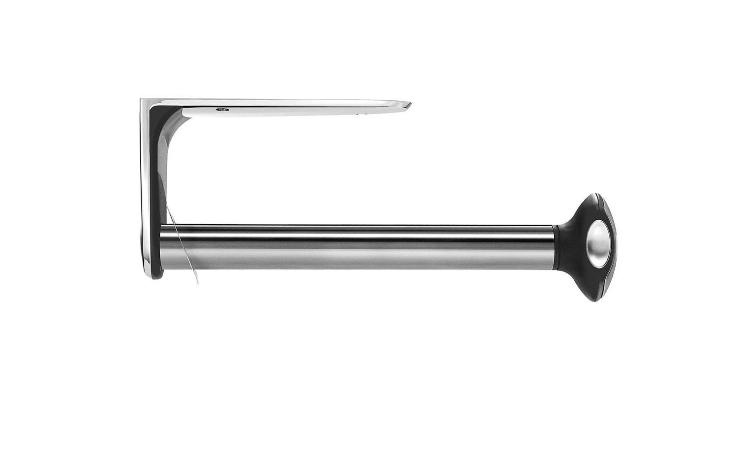 simplehuman Küchenrollenhalter, Edelstahl, 33,3 × 7,6 × 12,5 cm, wandmontiert