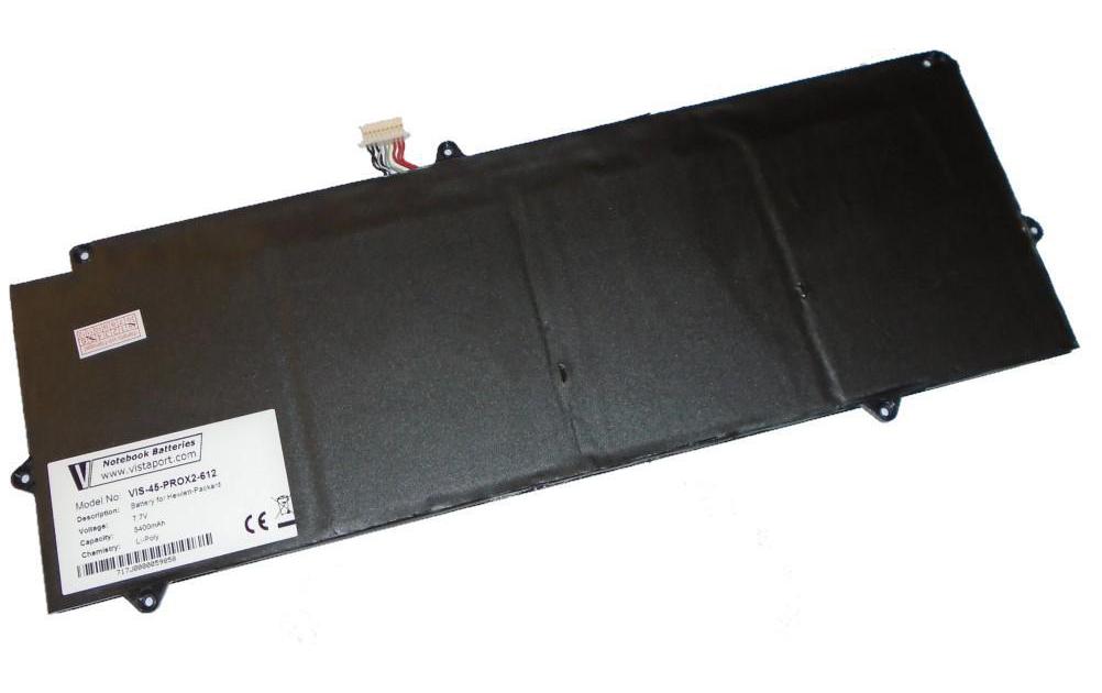 Vistaport Notebook-Akku – für HP 612 G2, PRO X2 612 G2, X2 612 G2 – 42 Wh, 7,7 V, 4 Zellen – Schwarz