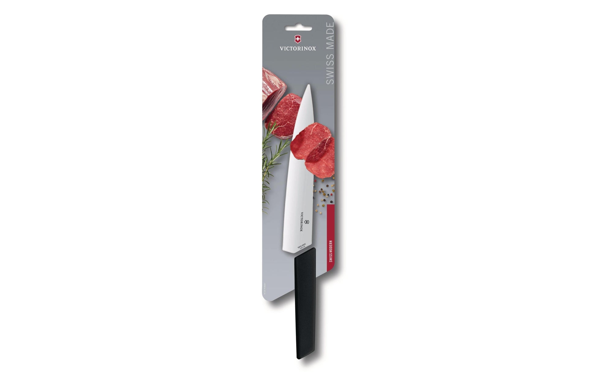 Victorinox Tranchiermesser 22 cm, Edelstahl, Kunststoff, schwarz