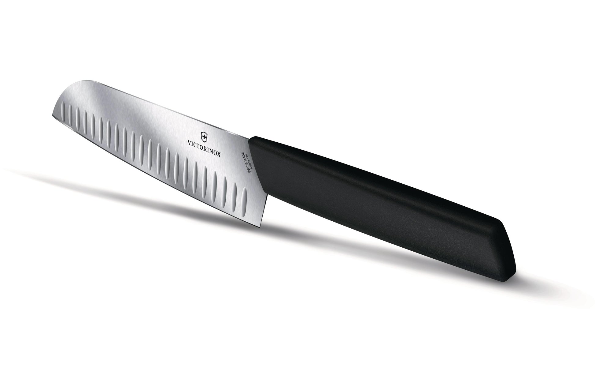 Victorinox Santokumesser 17 cm, Edelstahl, Kunststoffgriff, Schwarz