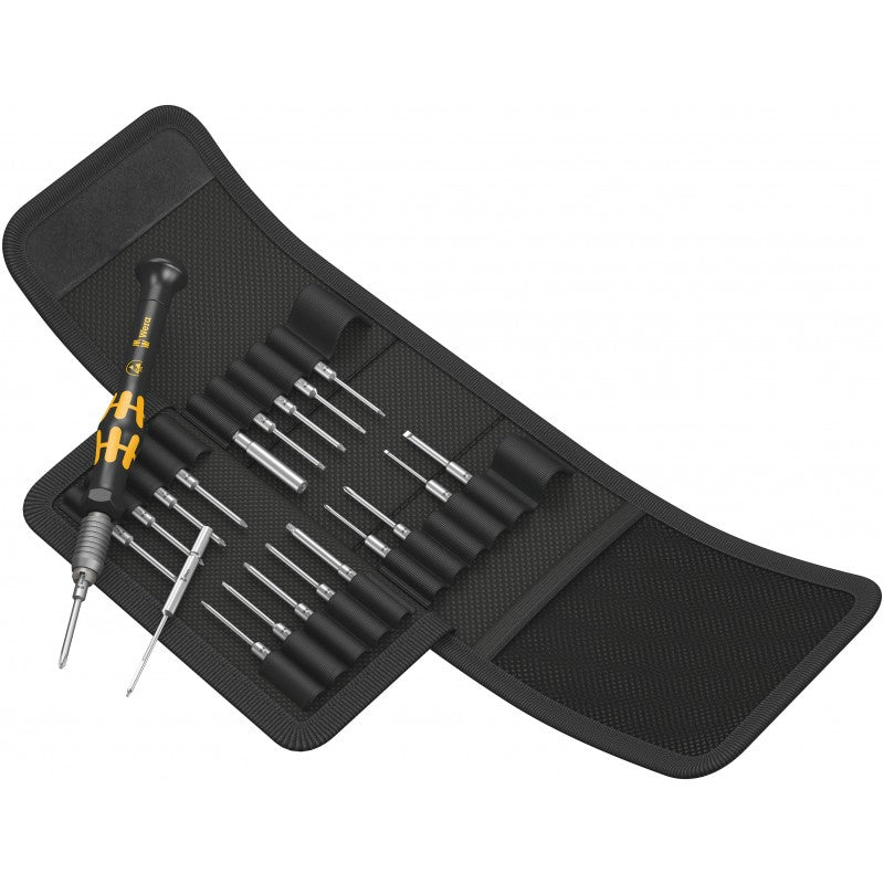 Wera Schraubendreher-Bit-Set Kraftform Kompakt Micro – 20 Bits