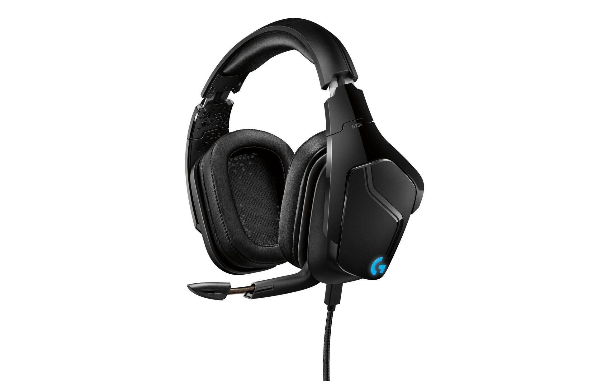 Logitech G G935 Gaming-Headset – Over-Ear, Kabellos + 3,5 mm Klinke, ANC, mit USB-A-Dongle