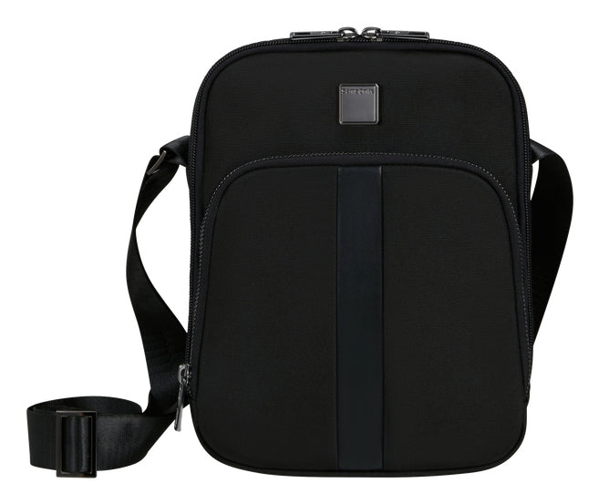 Samsonite Umhängetasche Sacksquare Crossover M – für Tablets bis 9,7", Polyester, Schwarz