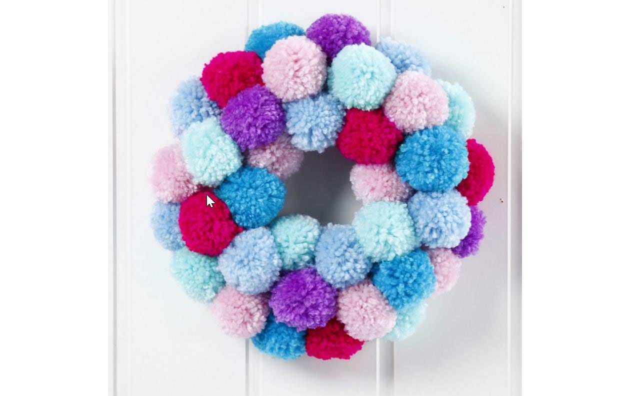 Creativ Company Strohkranz, Styropor, Weiss, Ø 30 cm, Höhe 3 cm, 1 Stk., unten flach, 54350
