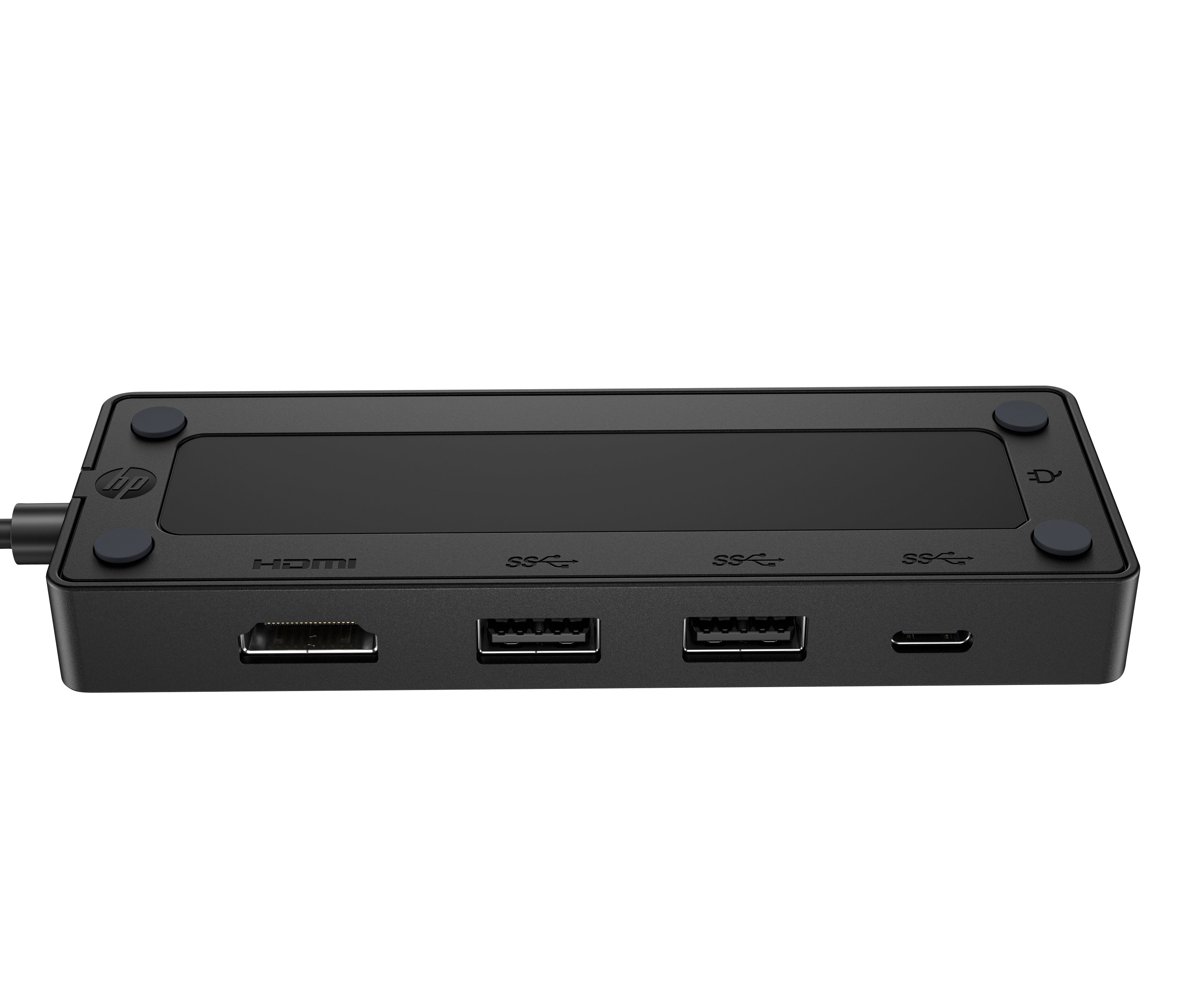 HP Travel G3 Multiport-Adapter – USB-C, 1× HDMI, 2× USB-A, 65 W PD, für Windows/Mac/ChromeOS
