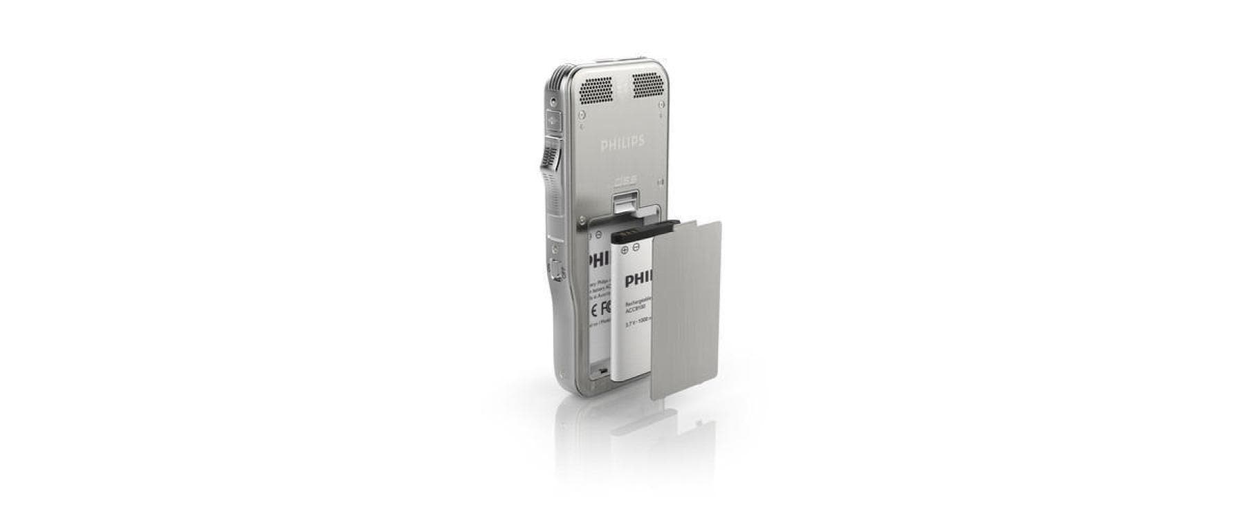 Philips ACC8100 – Li-Ion Akku 3,7 V, 1000 mAh – für PocketMemo DPM8000/DPM7000/DPM6000
