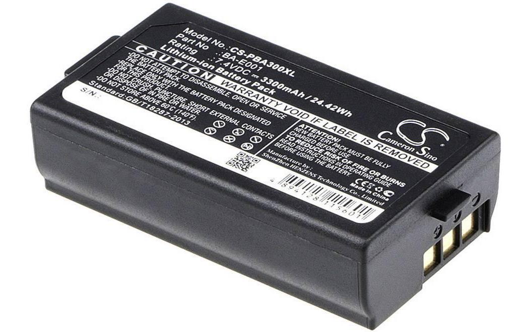 Brother Akkubasis BA-E001, 7,2 V – für P-touch E300VP, H300, H500 und andere, schwarz, Kunststoff