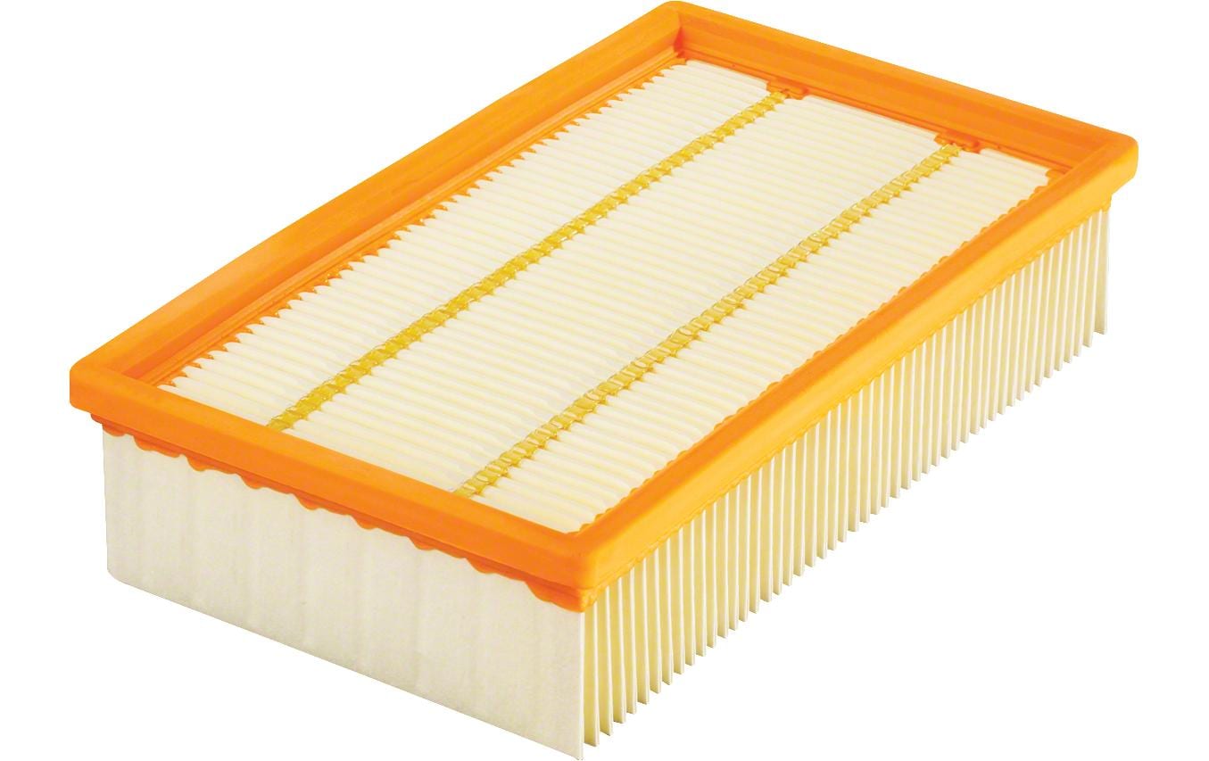 Bosch Flachfaltenfilter – 24 × 14 × 5,6 cm, für GAS 35 L AFC, GAS 35 L SFC+, GAS 35 M AFC u. a., Beige/Orange