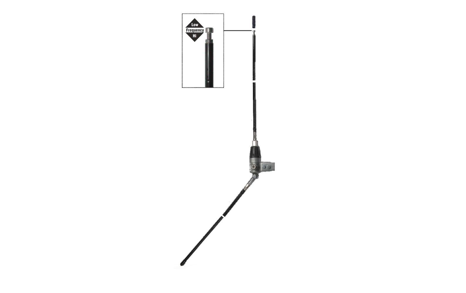 Albrecht mini Boomerang – Antenne, CB, Balkonmontage