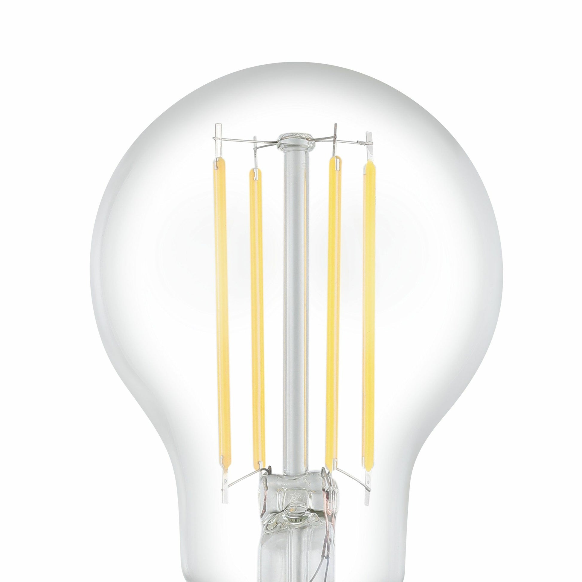 EGLO Leuchtmittel E27 A60 – Warmweiss 2700 K, 1055 lm, 9 W, dimmbar – IP20 – 1 Stk. – Transparent, Glas
