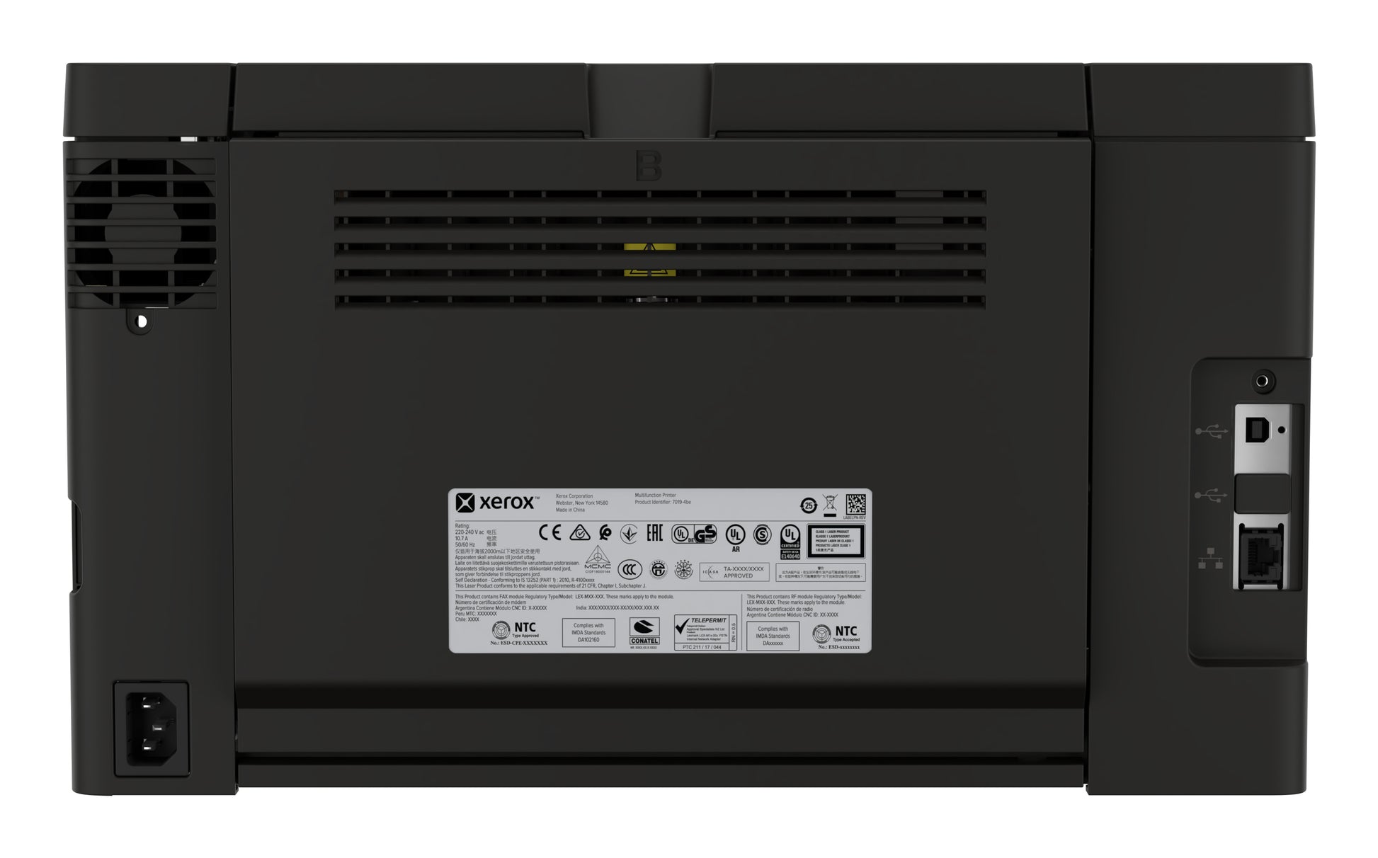 Xerox C240 Colour – A4, Duplex, WLAN, LAN, USB, 26 ppm, AirPrint, Mopria