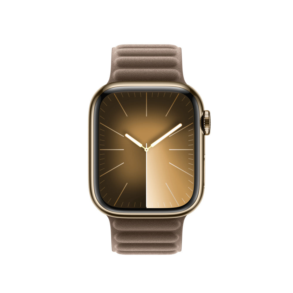 Apple Magnetic Link – Armband – für Apple Watch (diverse Grössen), Taupe, M/L, Recyceltes Material