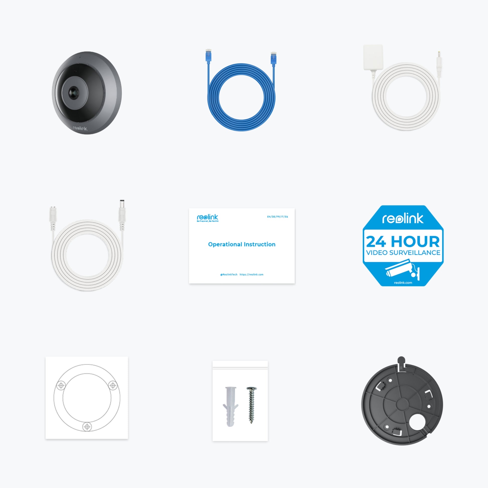 Reolink W520 Fisheye – 6,5 MP – 180° – WLAN – Indoor