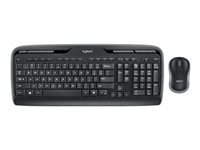 Logitech MK330 – Tastatur, kabellos (2,4 GHz), US-Layout (EN), Schwarz