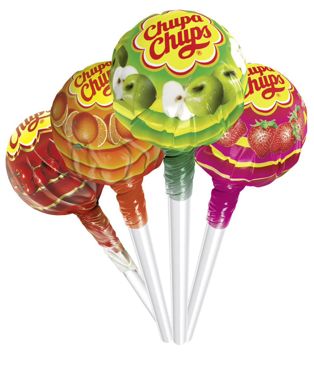 Chupa Chups Lutscher – Fruchtmix – 100 × 10 g