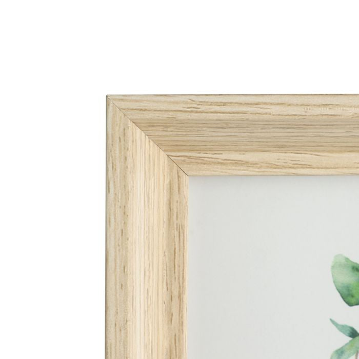 EGLO Bilderrahmen – für 13 × 18 cm – Glas & MDF & Holz, braun