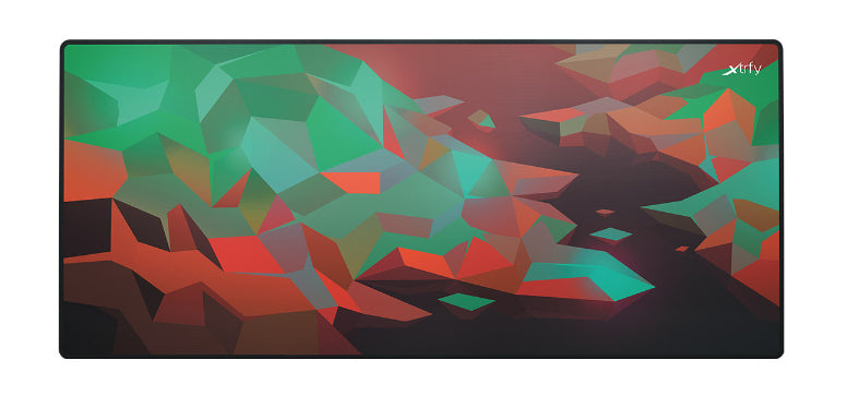 CHERRY XTRFY GP5 LITUS XL – Gaming-Mauspad – 920 × 400 × 3 mm, Tuch (Stoff), Gummi, Rot