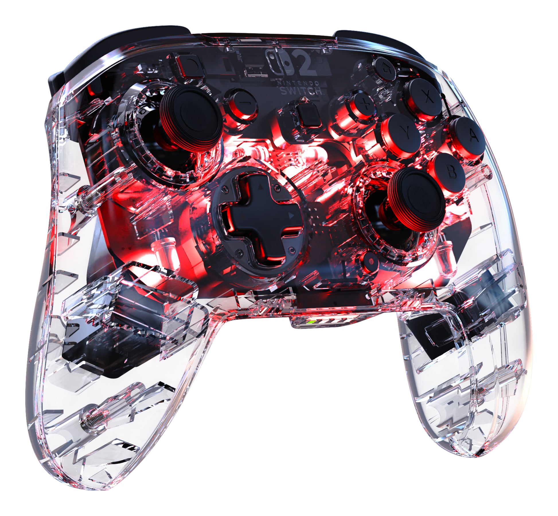 Turtle Beach Afterglow TBC-8104 – Gamepad – USB + Bluetooth, RGB-Beleuchtung, für Nintendo Switch, Transparent