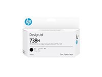 HP Tintenpatrone 738M, Schwarz, 130 ml, Original – für HP-Drucker