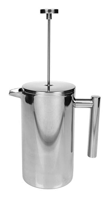 Furber. Furber French Press / Kaffeebereiter – 1 l, 8 Tassen, Edelstahl, 18,5 × 21,5 × 10,5 cm