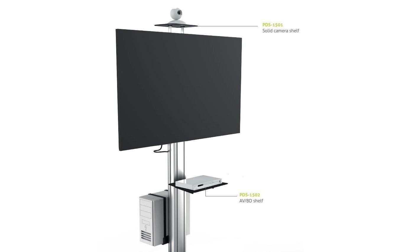 PureLink PureMounts PDS-1501 – Kameraablage, 300×225×520 mm, Tragkraft 10 kg, Schwarz