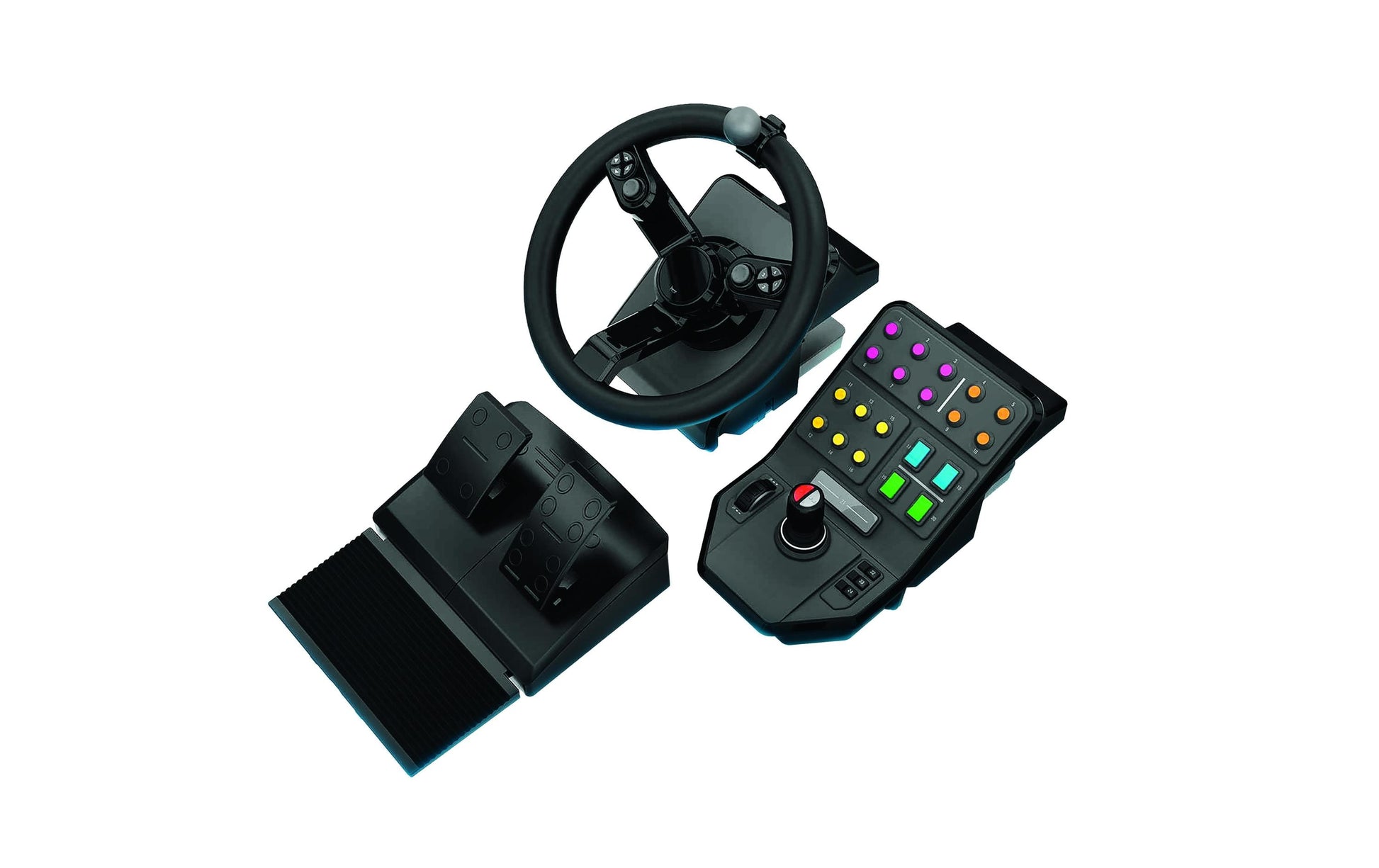 Logitech G Saitek Farm Sim Controller – Joystick – USB (kabelgebunden), Schwarz, für Windows-PC, 900° Drehwinkel