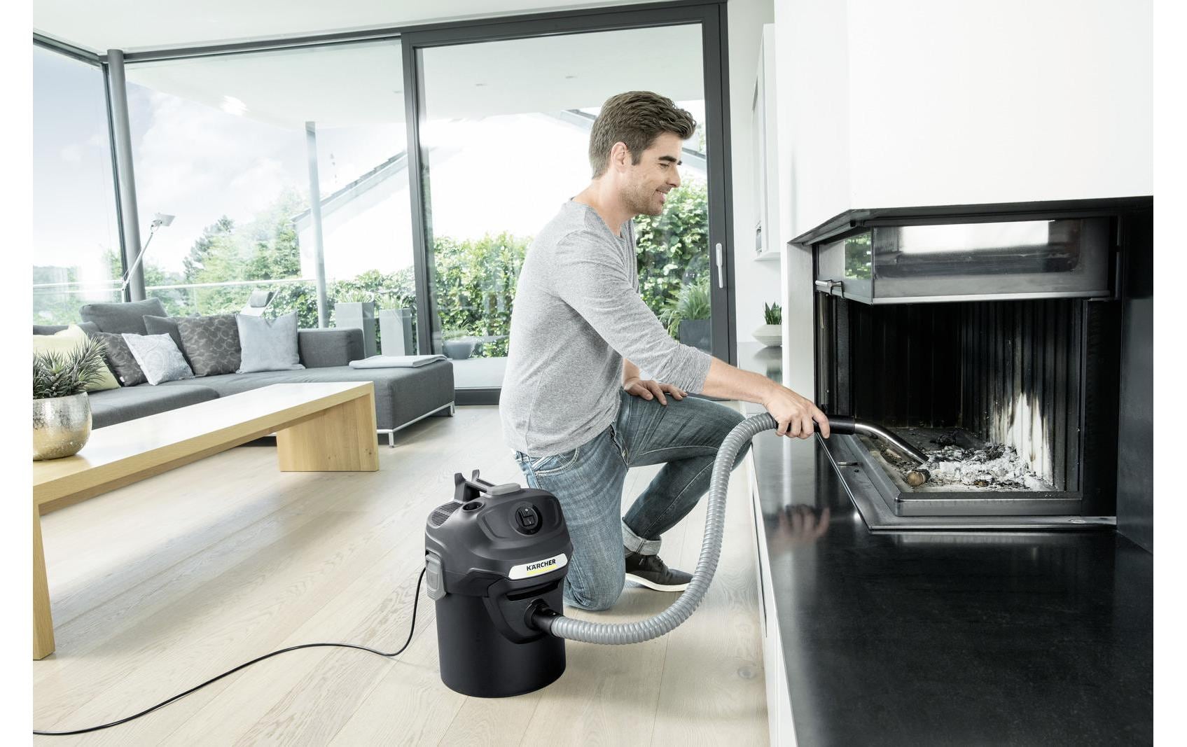 Kärcher Absauganlage AD 2 CH – 600 W, 14 l, Netzbetrieb, Schlauch 1 m