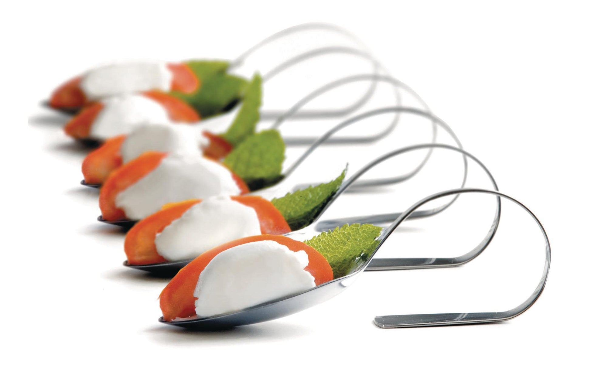 Ibili Fingerfood-Löffel – 6er-Set, 13 cm, Edelstahl, spülmaschinenfest