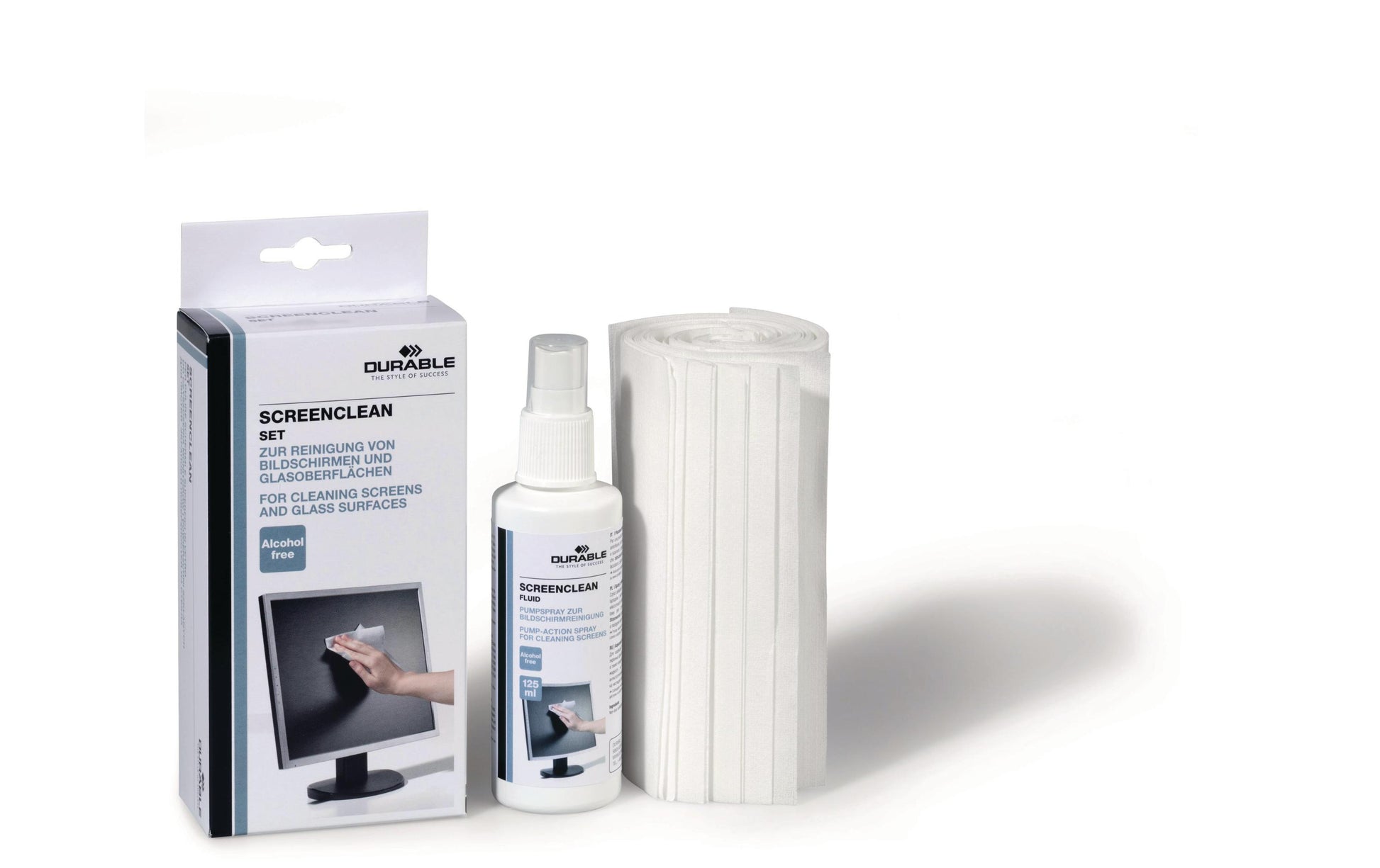 Durable Reinigungsset – 125 ml, für CRT- und TFT-Monitore
