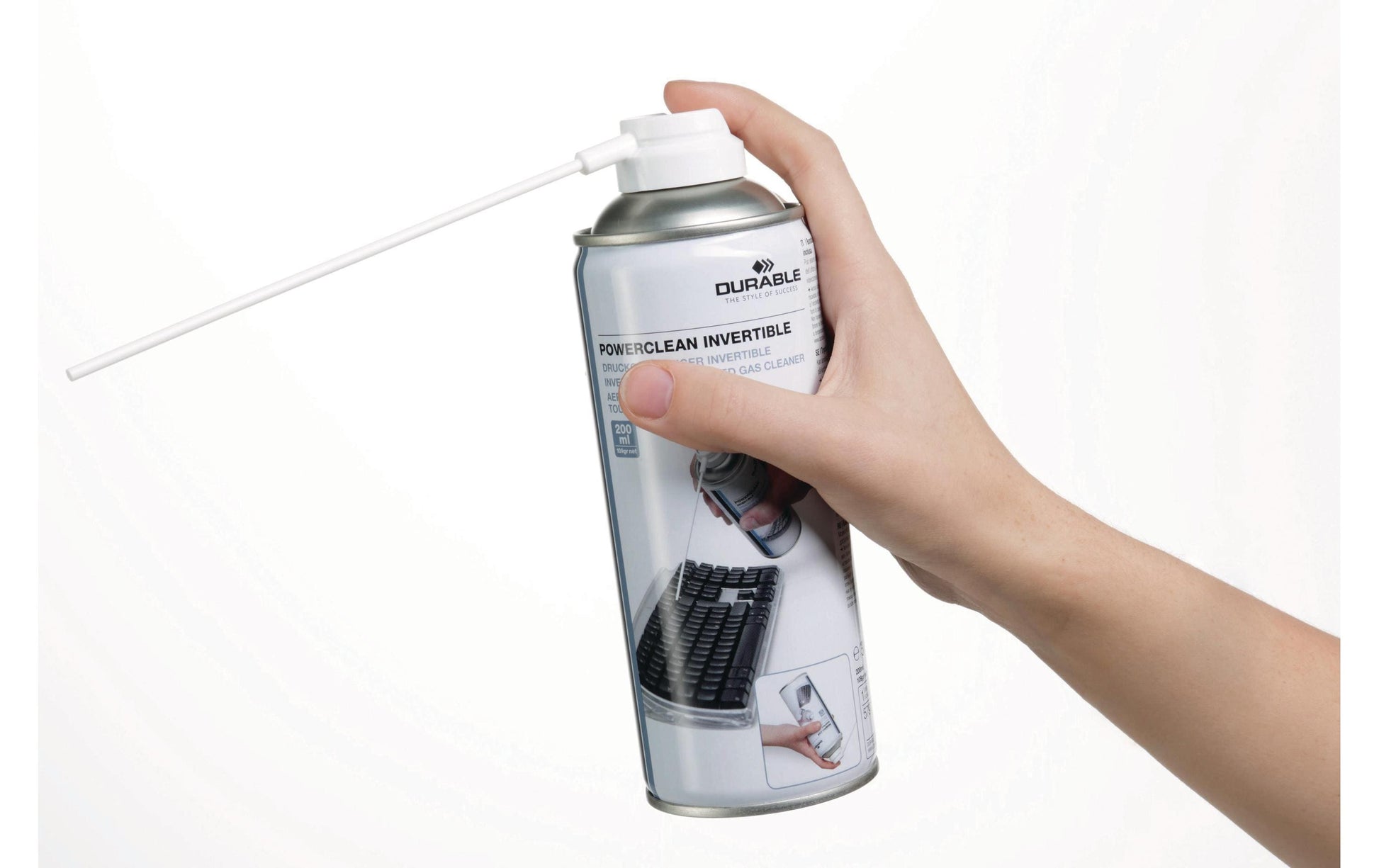 Durable Powerclean Invertible 200 Reinigungsspray – 200 ml – mehrfarbig – 6 Stk.