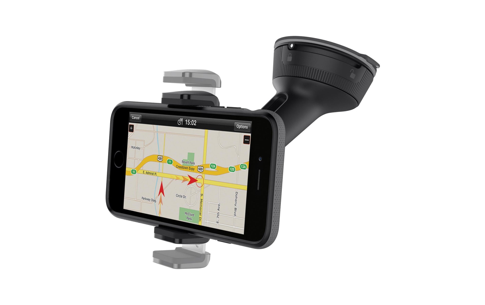 Belkin F8M978BT – Auto-Halterung – Saugnapf, drehbar – für Smartphones bis 6" – Schwarz