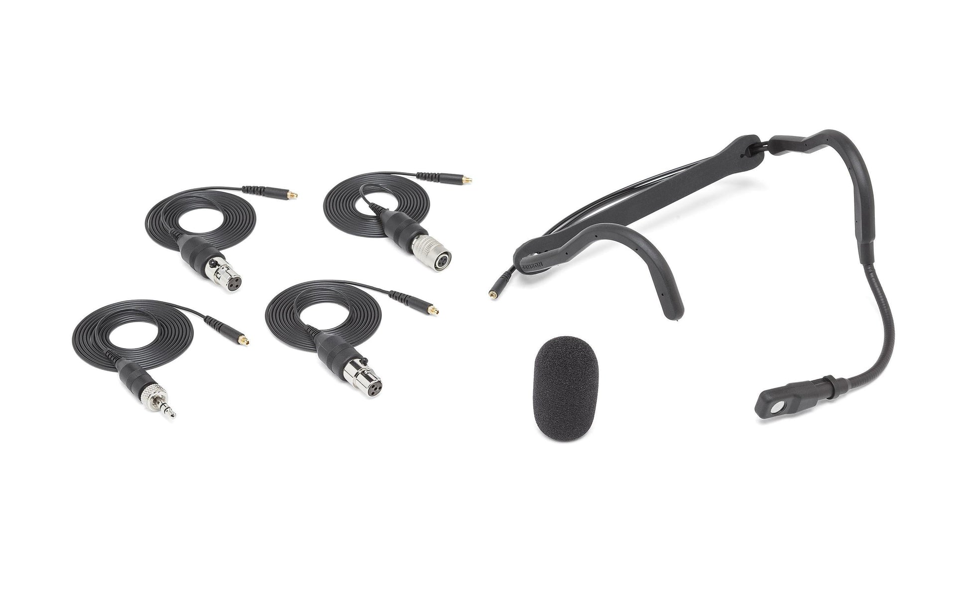 Samson QEx Fitness Headset – Mikrofon, Niere, Kondensator, Gesang & Sprache, Schwarz