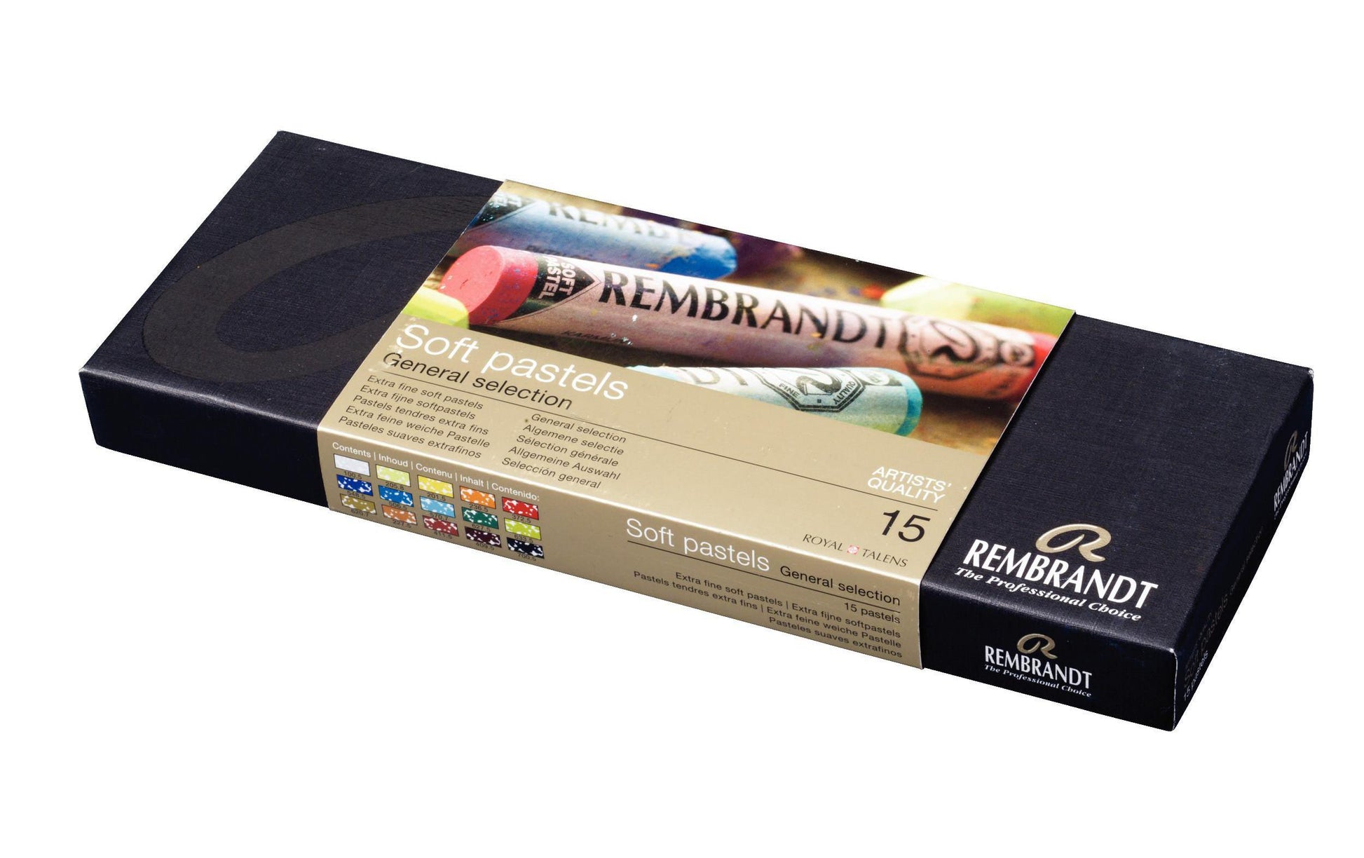 Royal Talens Soft Pastelle – 15 Stk., Kartonetui