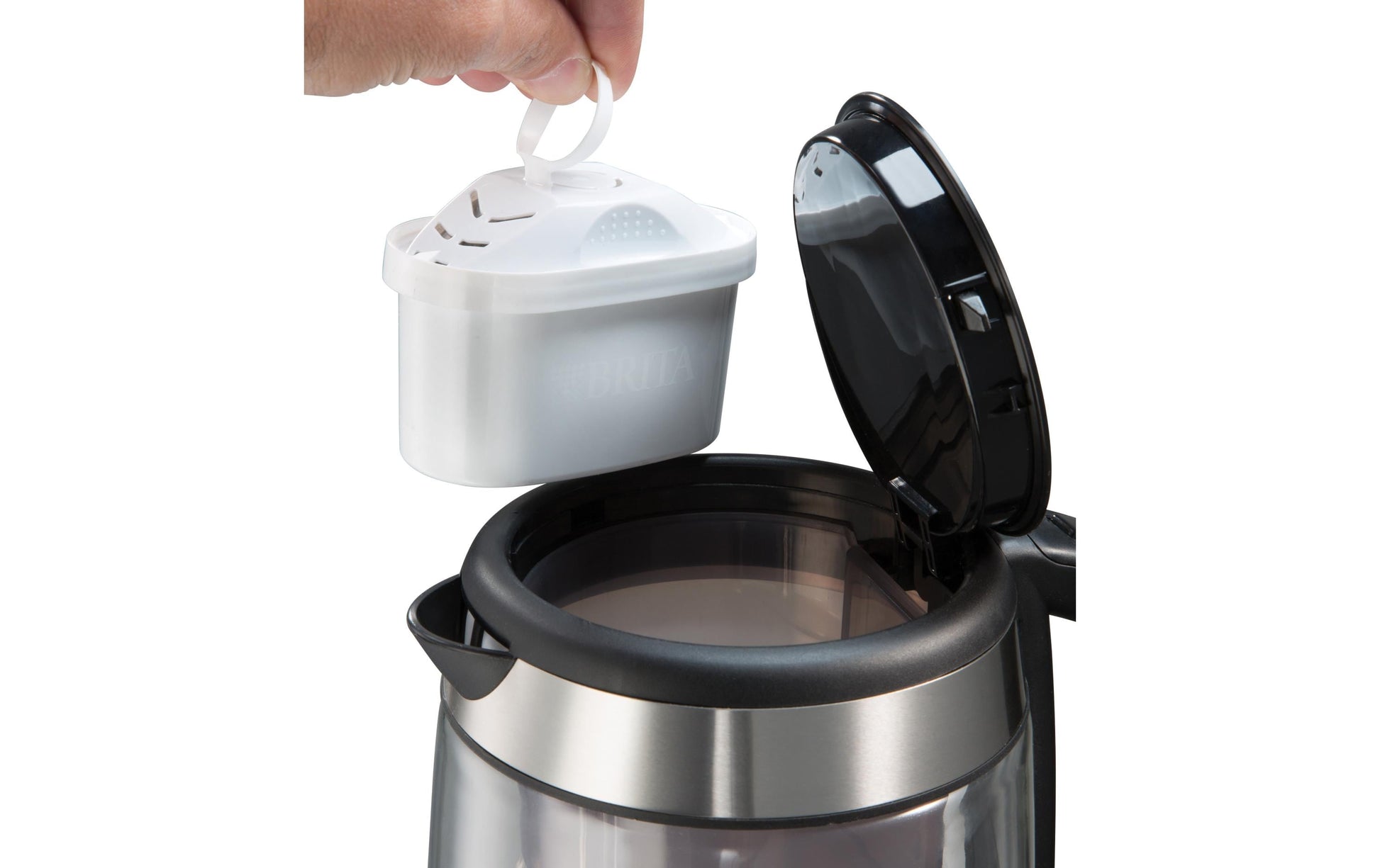 Russell Hobbs Wasserkocher – 1,5 l, Glas/Edelstahl, 20760-57