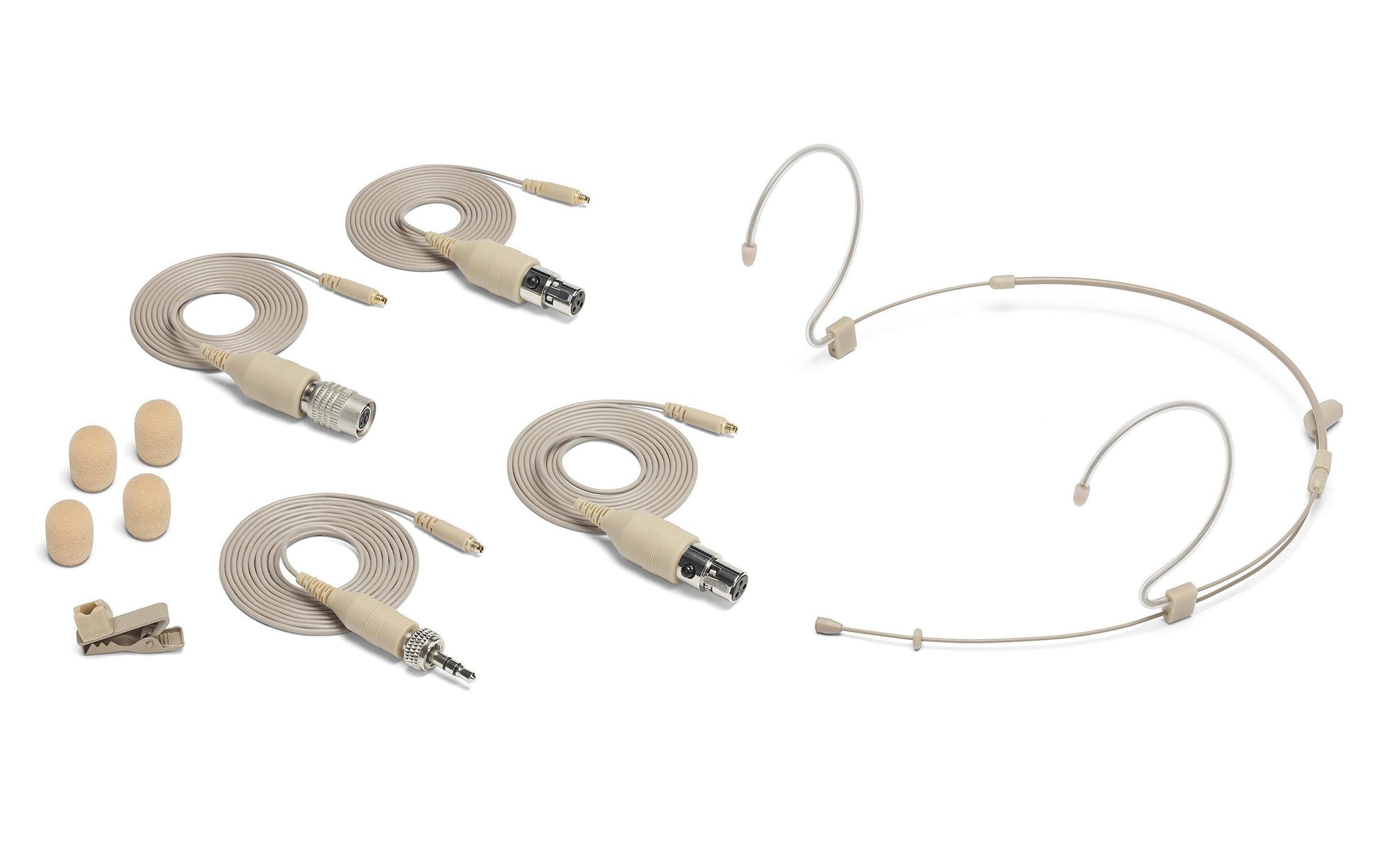 Samson Double-Earset Mic DE10x – Mikrofon, Kugel, Kondensator, Gaming, Silber