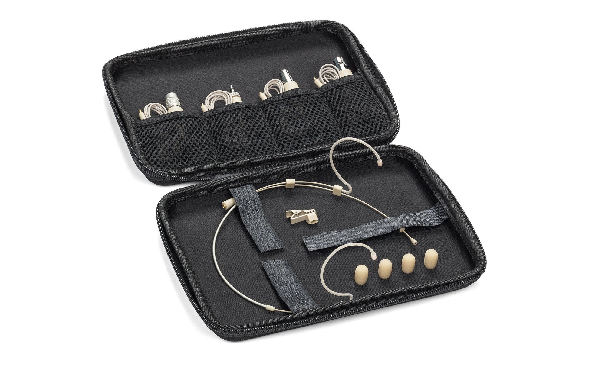 Samson Double-Earset Mic DE10x – Mikrofon, Kugel, Kondensator, Gaming, Silber