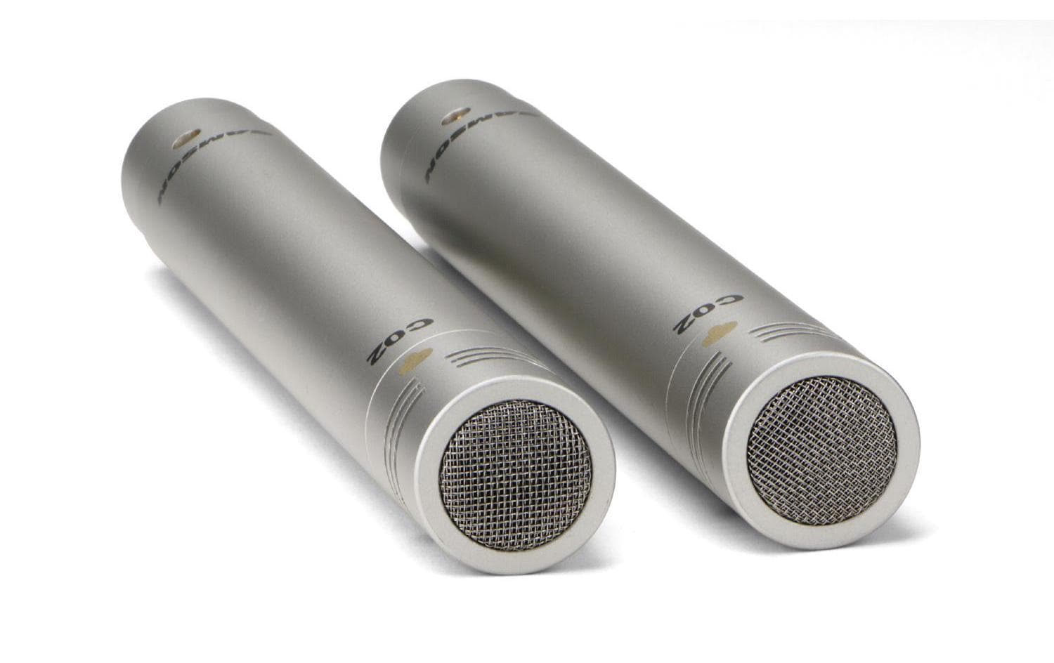 Samson C02 – Mikrofon-Set, 2er-Set, Niere, Kondensator, Gesang & Sprache, Silber