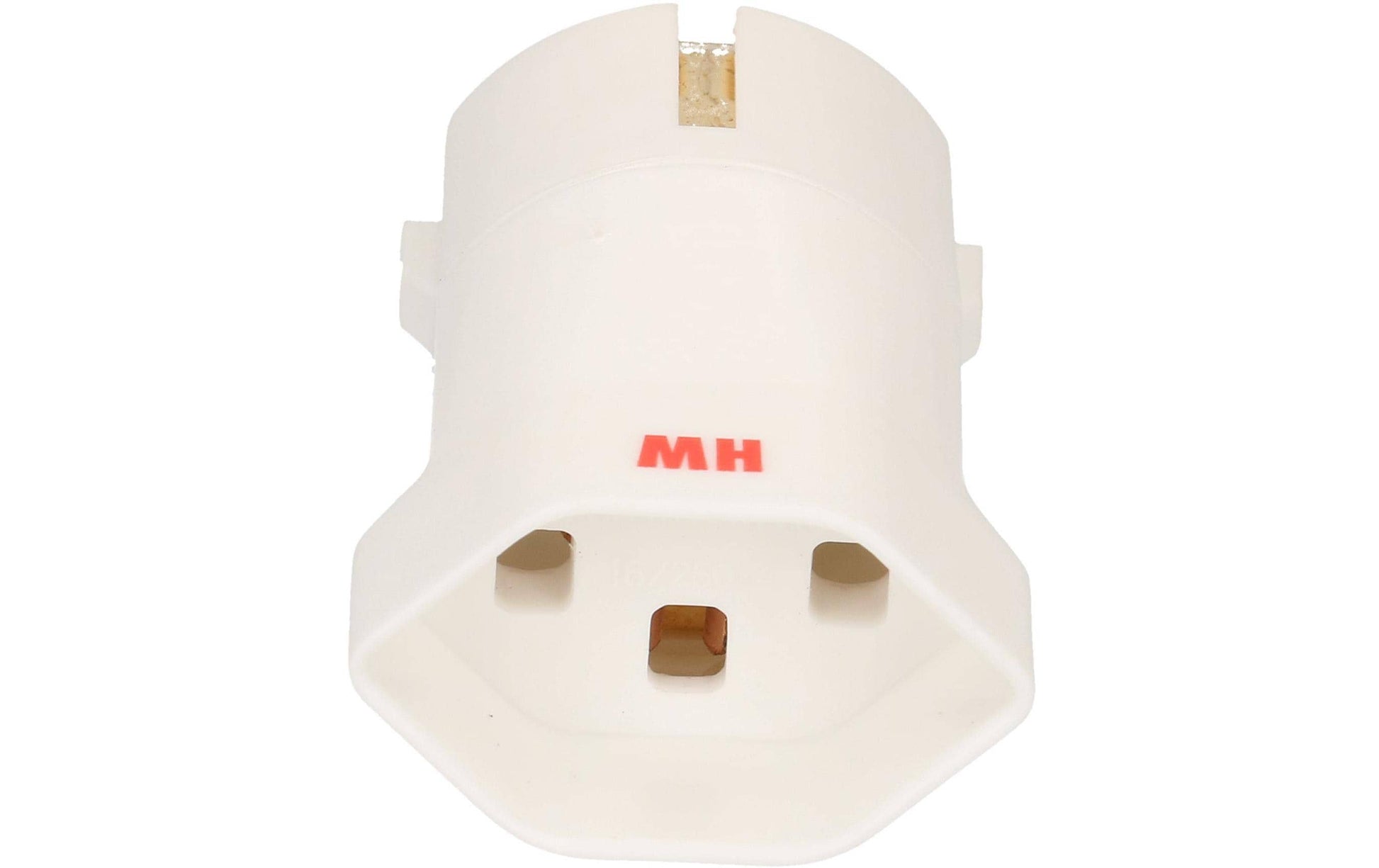 Max Hauri AG Max Hauri – Reiseadapter – von Typ F (Schuko) zu Schweiz (T23) – geerdet, bis 16 A – weiss