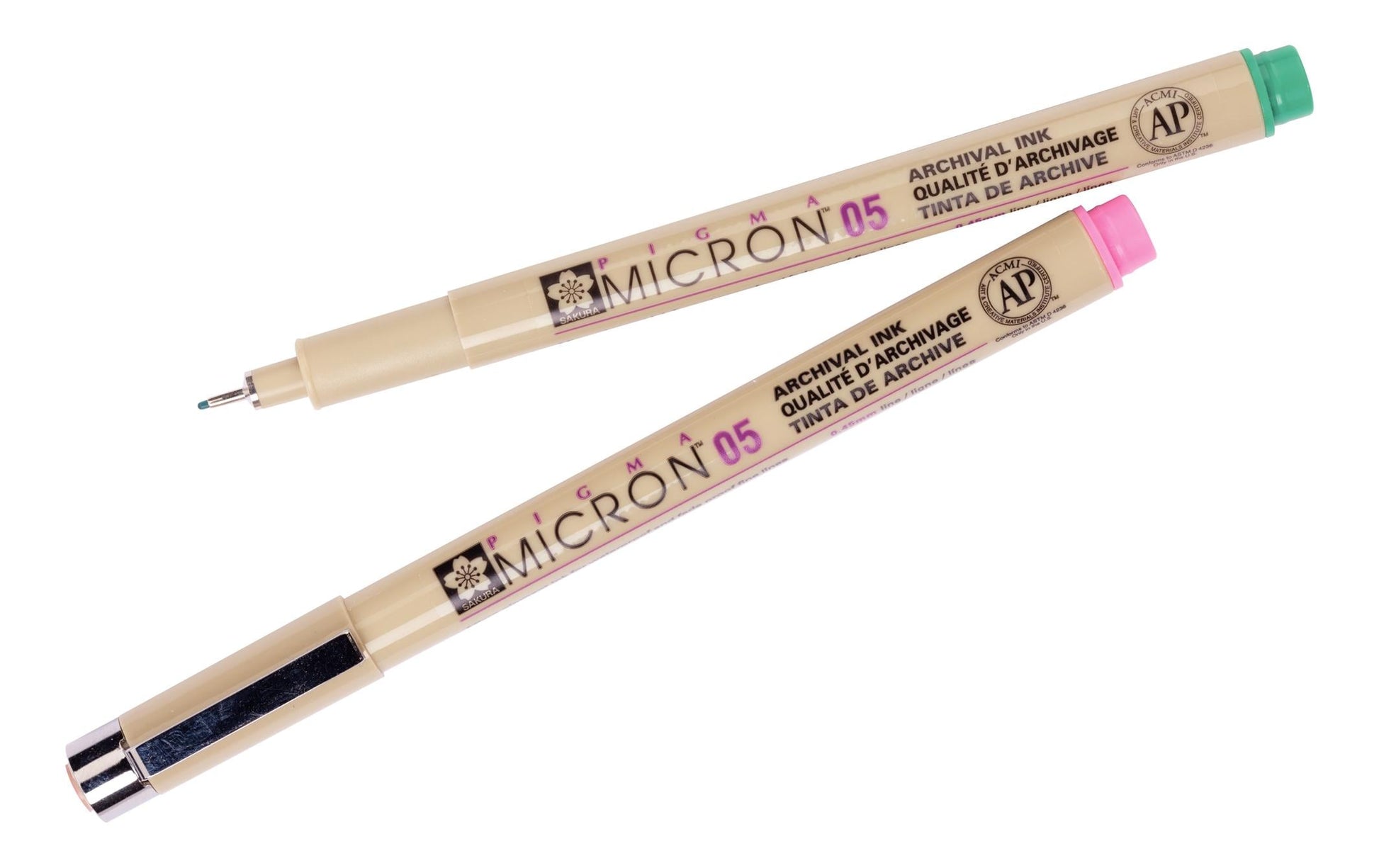 Sakura Pigma Micron Fineliner – 9er-Set – 0,45 mm – 9 Farben, sortiert – wasserfest