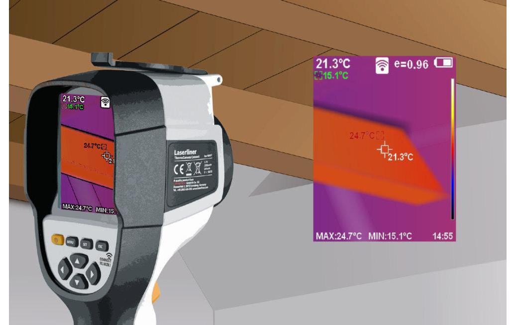 Laserliner ThermoCamera Connect Wärmebildkamera – -20 bis +350 °C