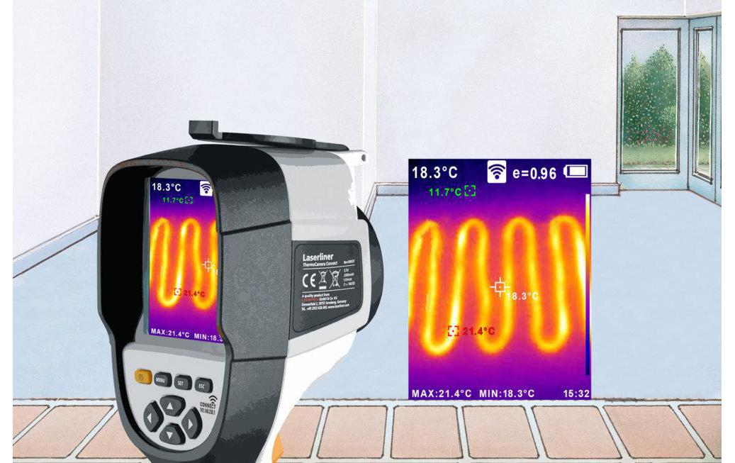Laserliner ThermoCamera Connect Wärmebildkamera – -20 bis +350 °C