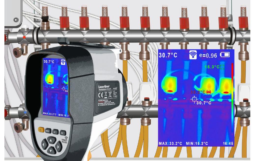 Laserliner ThermoCamera Connect Wärmebildkamera – -20 bis +350 °C